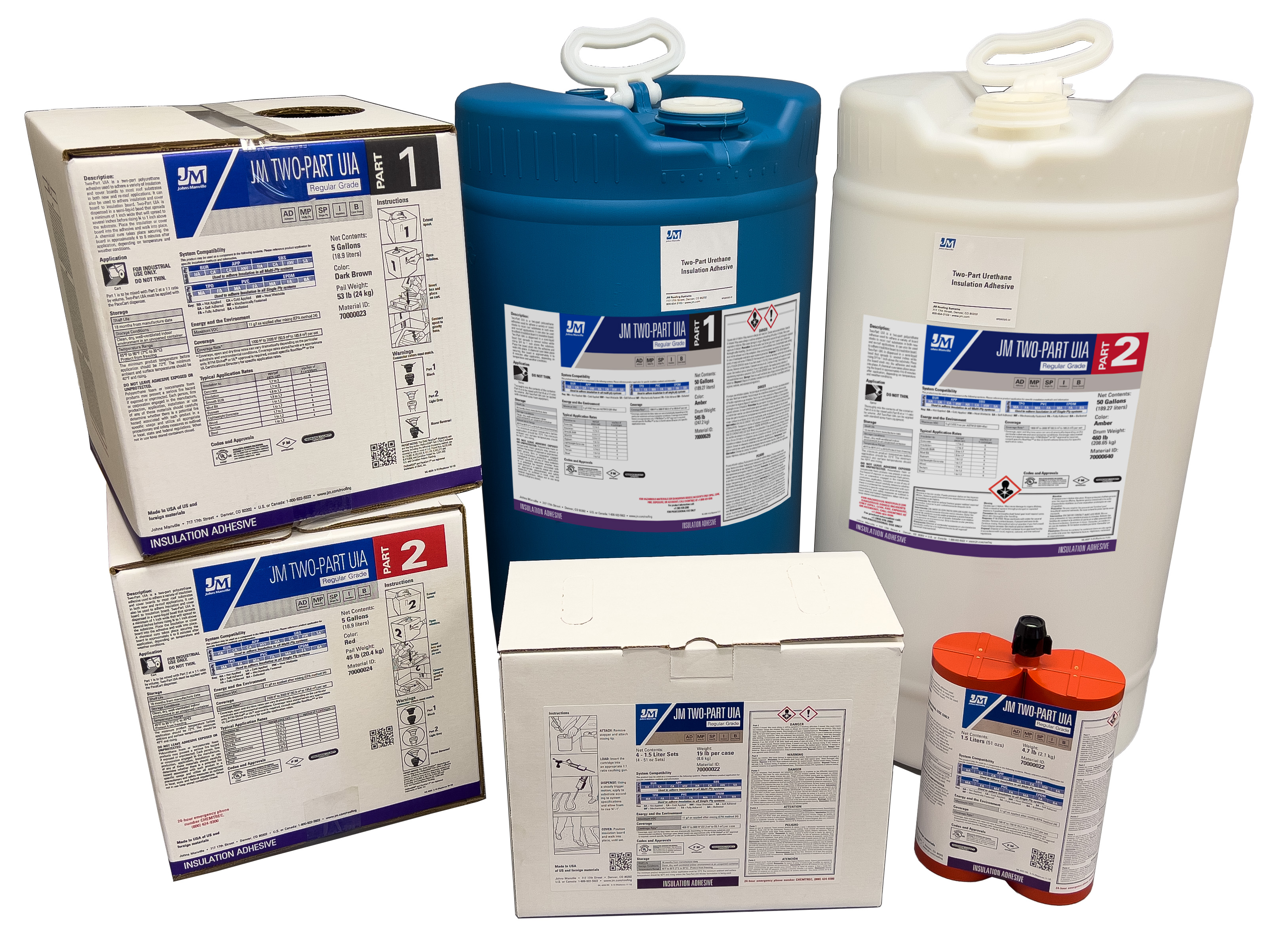 JM TwoPart Urethane Insulation Adhesive Johns Manville